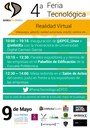 4ª Feria Tecnológica - Realidad Virtual / lunes 9 de mayo 10h-14h #semanaEPCC16