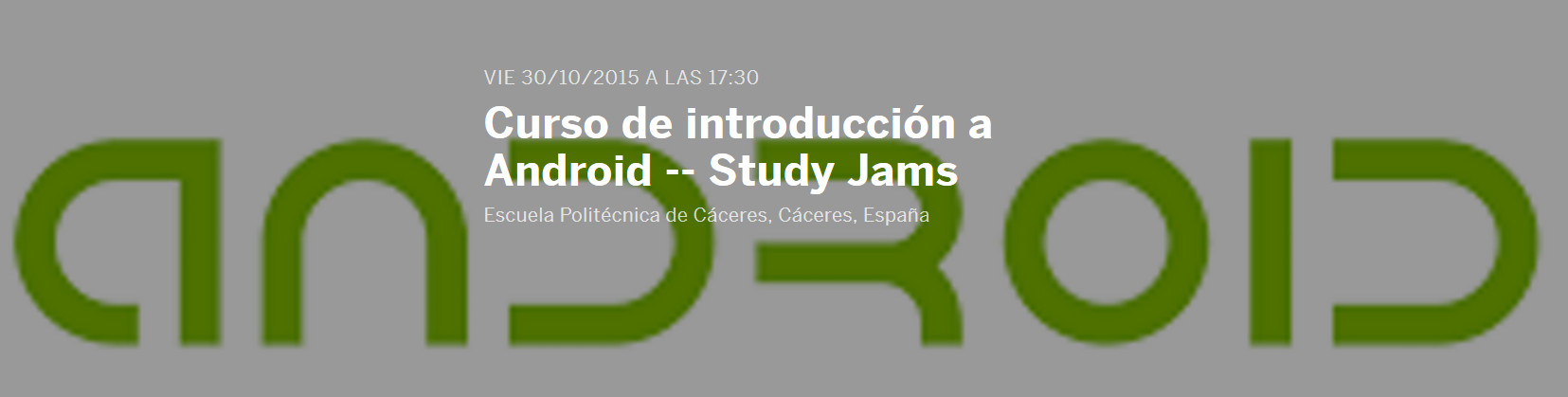 Curso de introducción a Android -- Study Jams