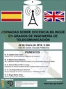 Jornada sobre docencia bilingüe en Grados en Ingeniería de Telecomunicación - Viernes 22 enero