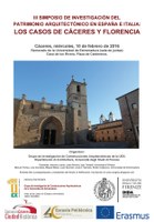 3er Simposio de Investigación del patrimonio arquitectónico de España e Italia - Miércoles 10 de febrero