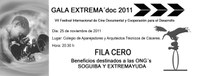 Entradas Gala Festival Extremadoc'11