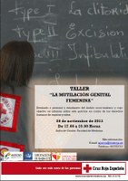 Cruz Roja Española organiza el taller "La mutilación genital femenina".