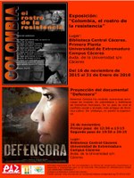 Exposición "Colombia, el rostro de la resistencia".