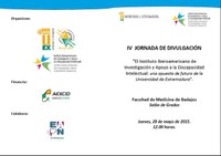 IV Jornada de Divulgación del Instituto Iberoamericano de Investigación y Apoyo a la Discapacidad Intelectual.