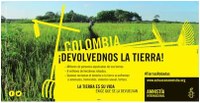 Mesa Informativa "Colombia: Devolvednos la Tierra!