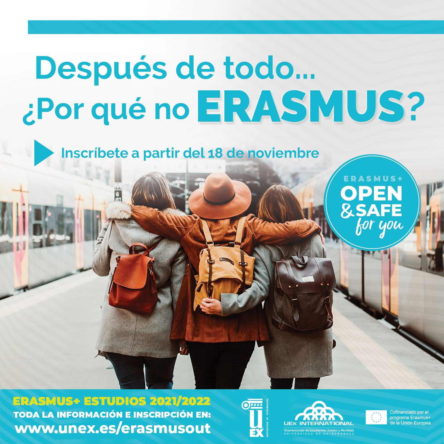 Abierta la convocatoria ERASMUS+ para el próximo curso — Portal de la UEX Bienvenido a la Universidad de Extremadura