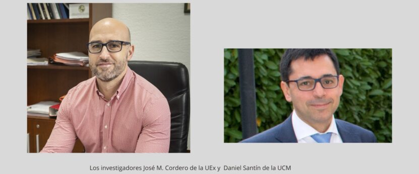 Los Investigadores José M. Cordero De La Universidad de Extremadura Y Daniel Santín De La Universidad Complutense de Madrid