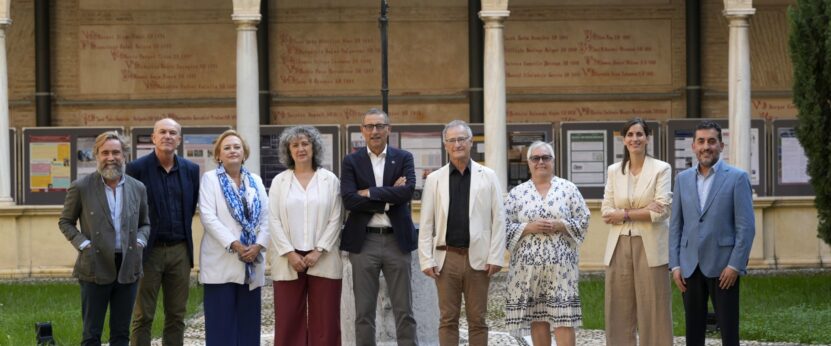 El Rector De La UMU, José Luján (c), Junto A Los Miembros De La Sectorial Del G9, Reunidos En Murcia