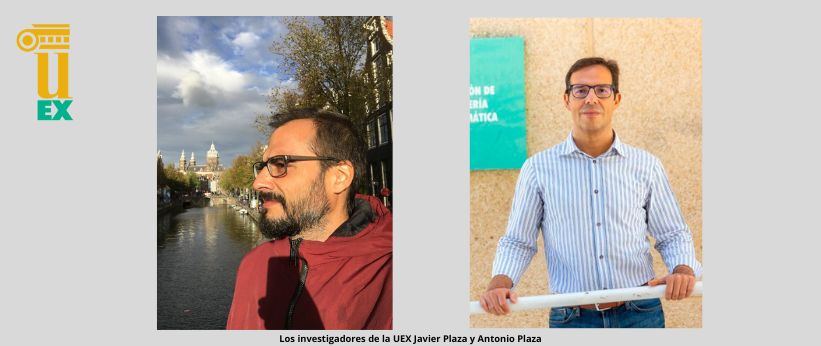 Los investigadores de la UEx Javier Plaza y Antonio Plaza