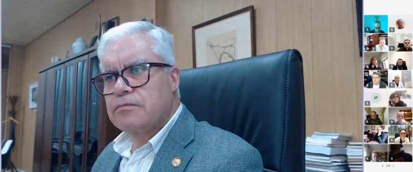 El rector Pedro Fernández Salguero participa en el Consejo de Gobierno del 27 de enero de 2026