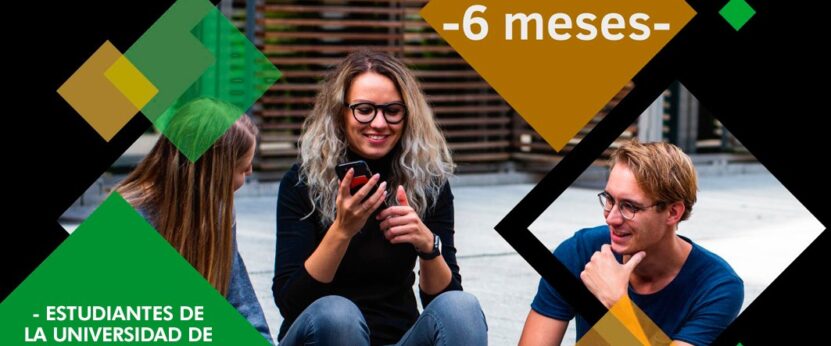 Cartel Becas y Prácticas remuneradas Extremadura es futuro